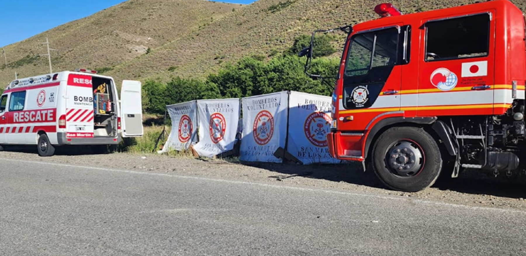 La mujer murió tras chocar contra un camión en la Ruta 40. Foto: gentileza