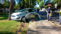 Imagen de Impactó a una mujer que estaba con su bebé y dos niños tras chocar contra otro auto en Neuquén