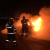 Imagen de Video | Se incendió un auto en plena Ruta 70, camino al lago Pellegrini: qué pasó