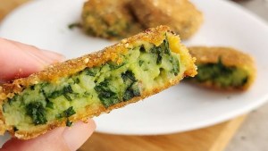 Croquetas de espinaca en solo 10 minutos