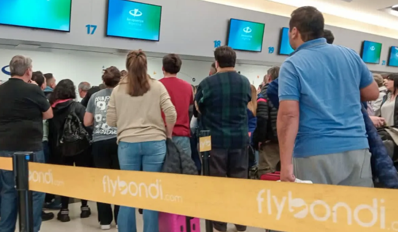 Preocupación en Bariloche por cancelaciones de vuelos de Flybondi. Foto: Gentileza  Cámara de Turismo de Bariloche. 