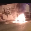 Imagen de Video | Impactante: fueron a una fiesta de egresados en Luis Beltrán y se les prendió fuego el auto