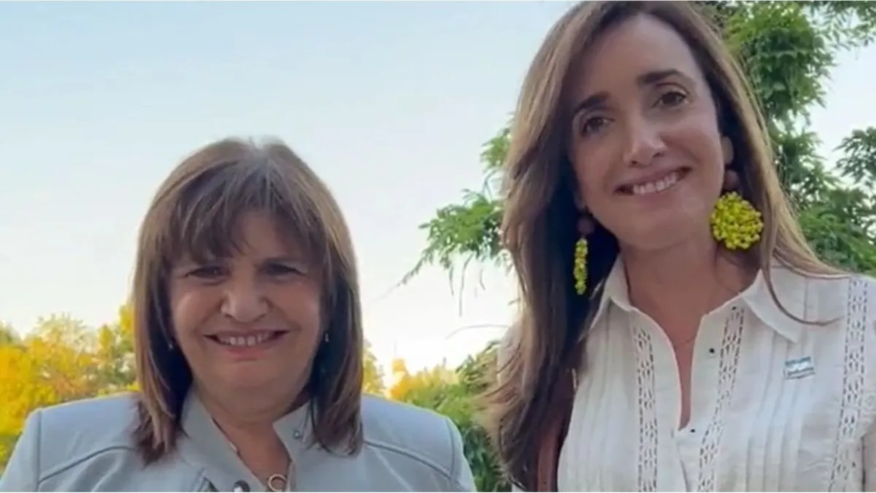 Victoria Villarruel y Patricia Bullrich tuvieron un fuerte cruce en X. 