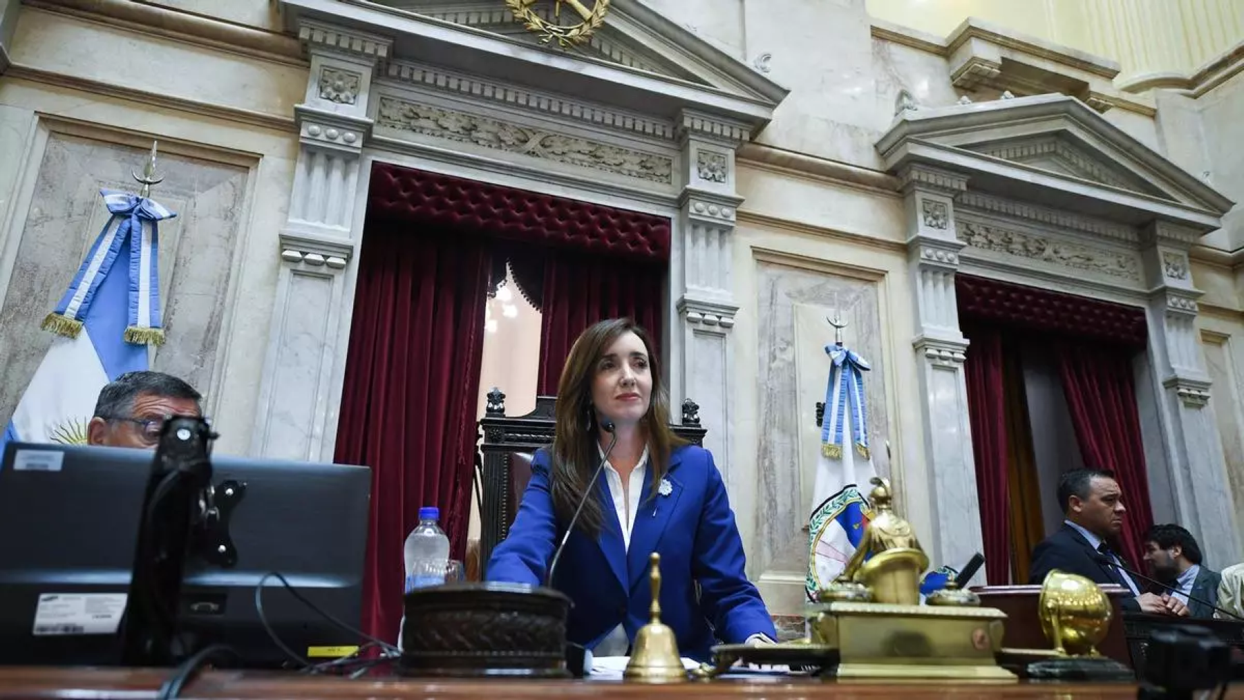 Victoria Villarruel se refirió a las críticas en su contra. Foto: Senado de la Nación. 