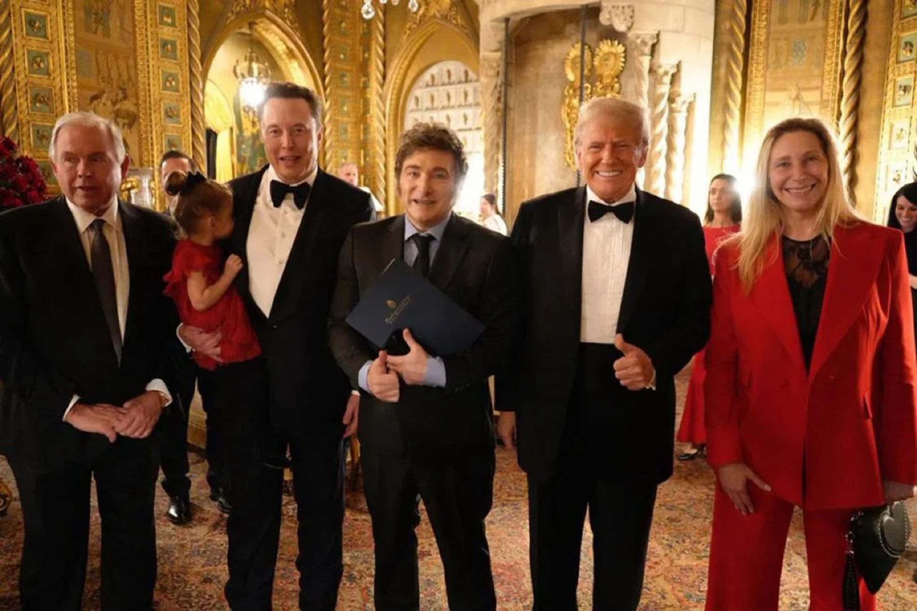 Javier Milei fue invitado por Donald Trump a su asunción. Foto: gentileza.