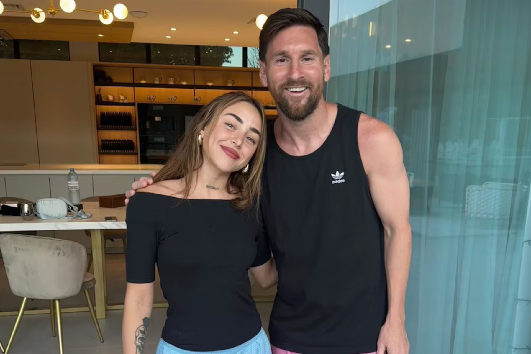 Nicki Nicole y Lionel Messi