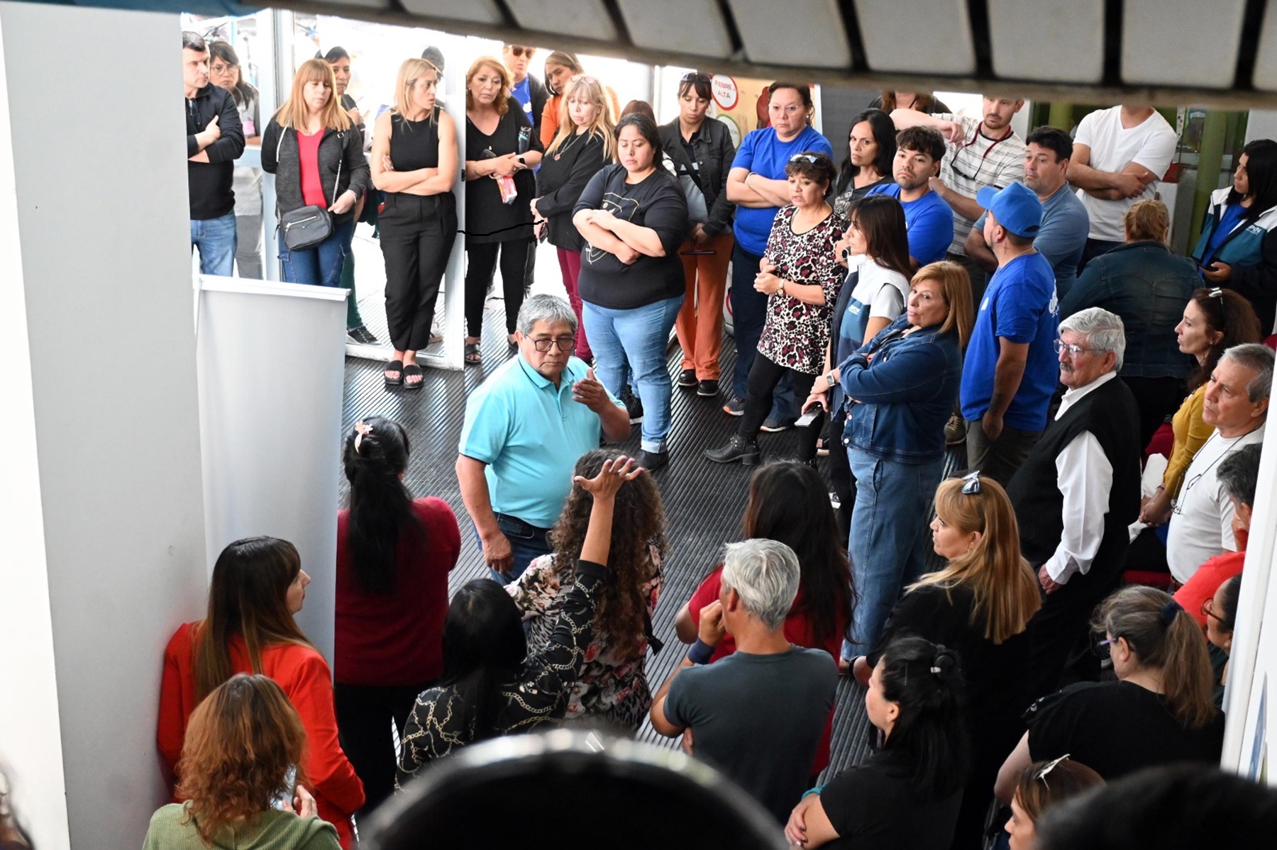 Una importante asamblea se realizó en la sede del Ministerio de Salud. Foto: Marcelo Ochoa.
 