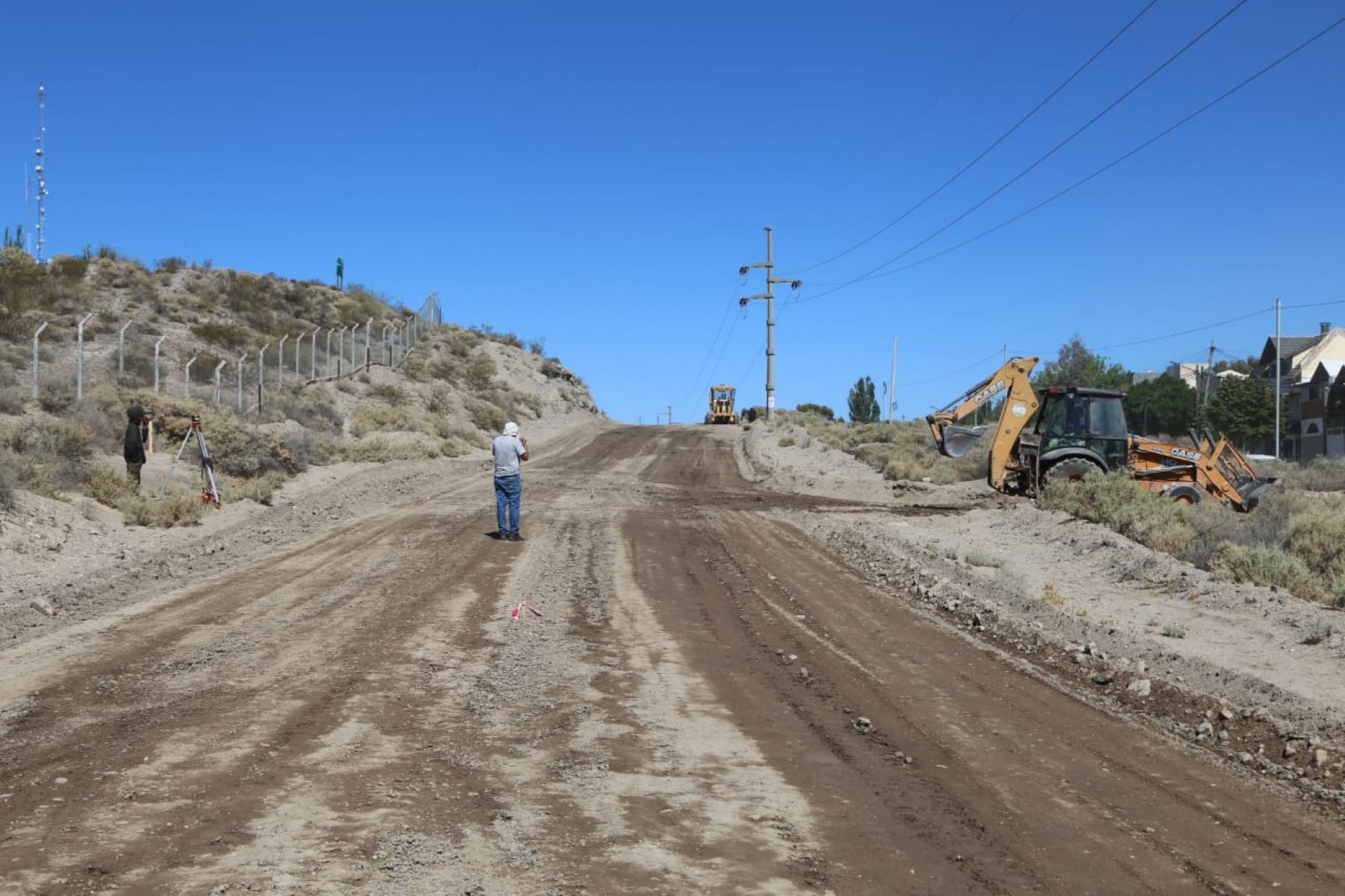 Comenzaron los trabajos en la Avenida Soldi de Neuquén. Foto: Gentileza