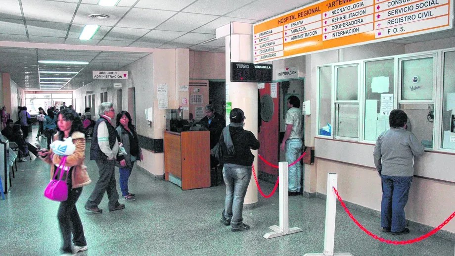 La niña se operó en el hospital de Viedma. Foto: archivo