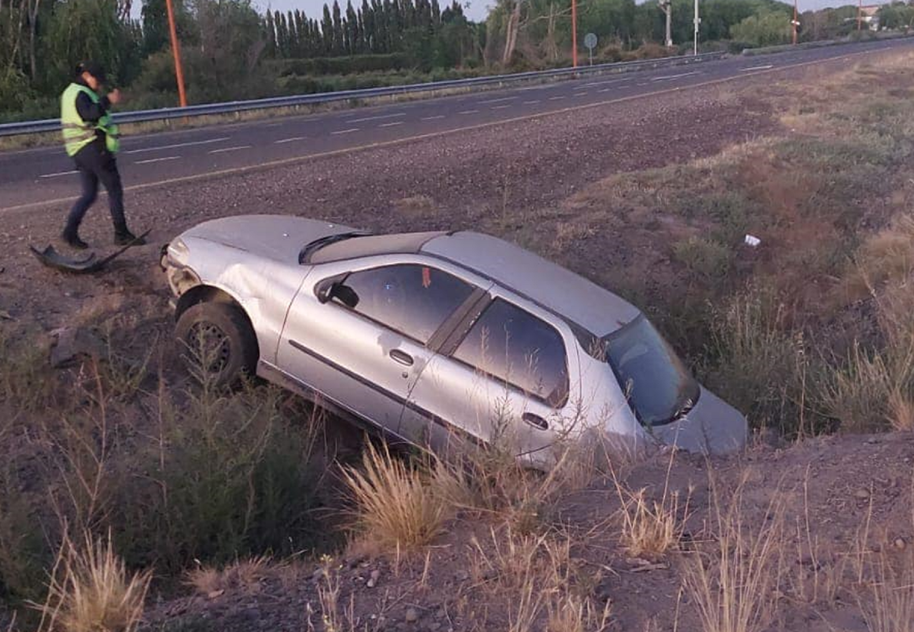 Despiste en la Ruta 22. Foto: Fmpuerto Chichinales 