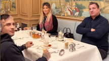 Imagen de ¿Una familia feliz?: Wanda Nara, Maxi López y L-Gante desayunaron juntos