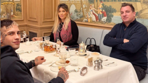 ¿Una familia feliz?: Wanda Nara, Maxi López y L-Gante desayunaron juntos