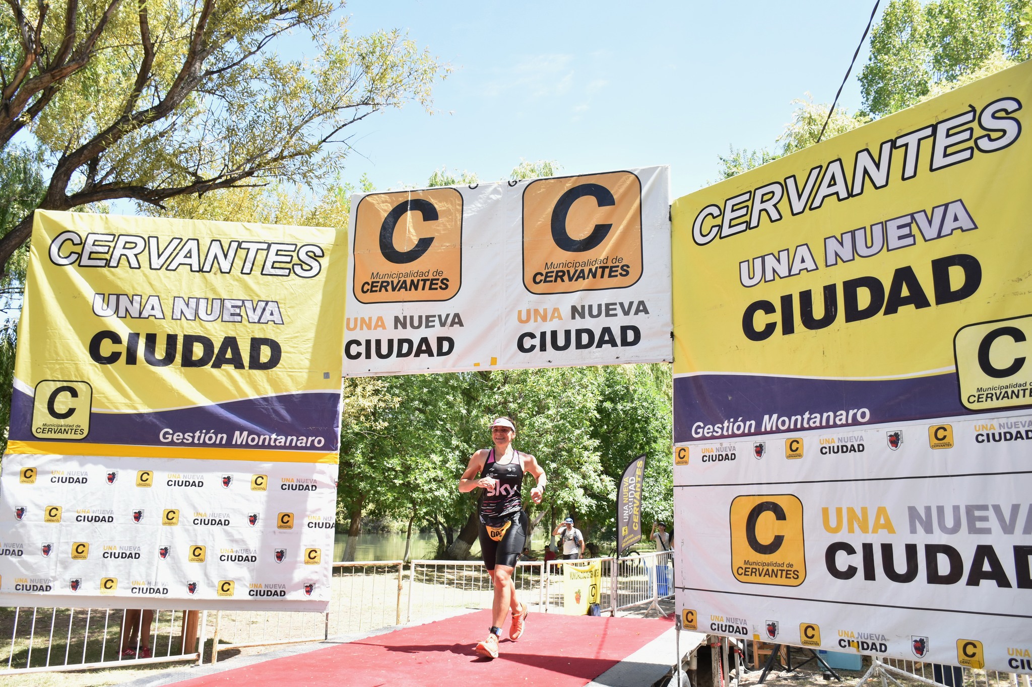 Todo listo para el Triatlón de Cervantes. (Foto: Facebook/ Manantial Deportivo)