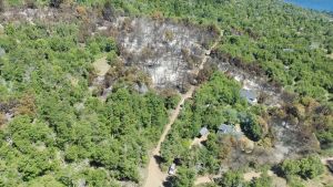 Habilitaron la Ruta 63 y el turismo en Meliquina tras el incendio: piden transitar con precaución