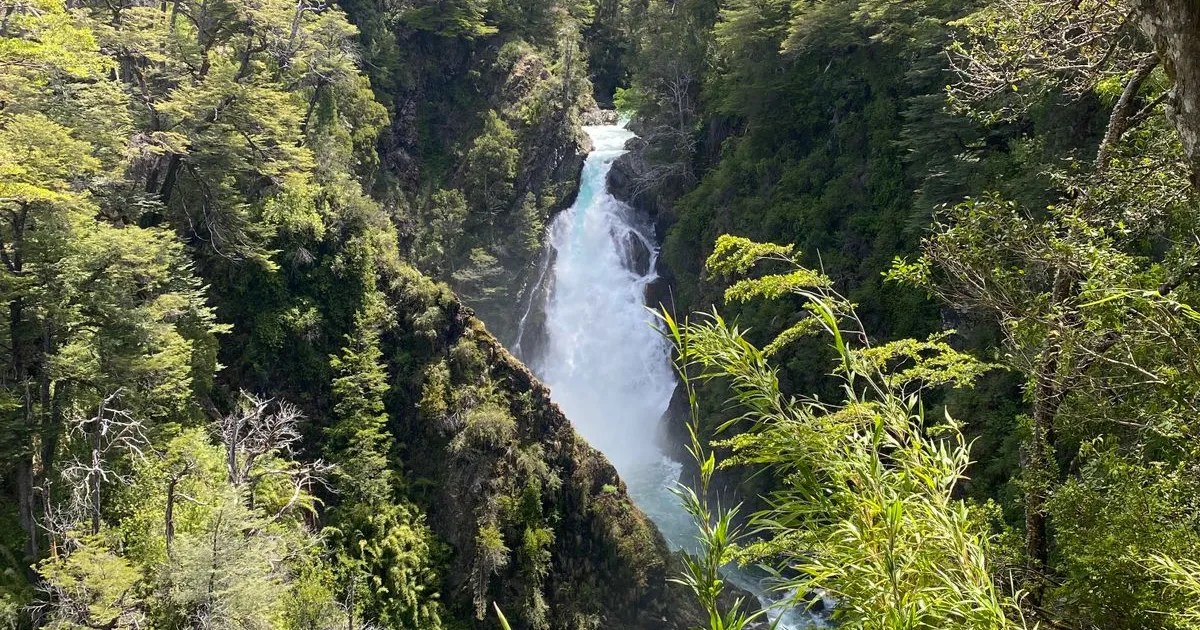 habilitaron la senda a la Cascada Chachín.