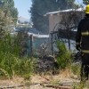 Imagen de Video | Un impactante incendio forestal en Bariloche afectó a un galpón