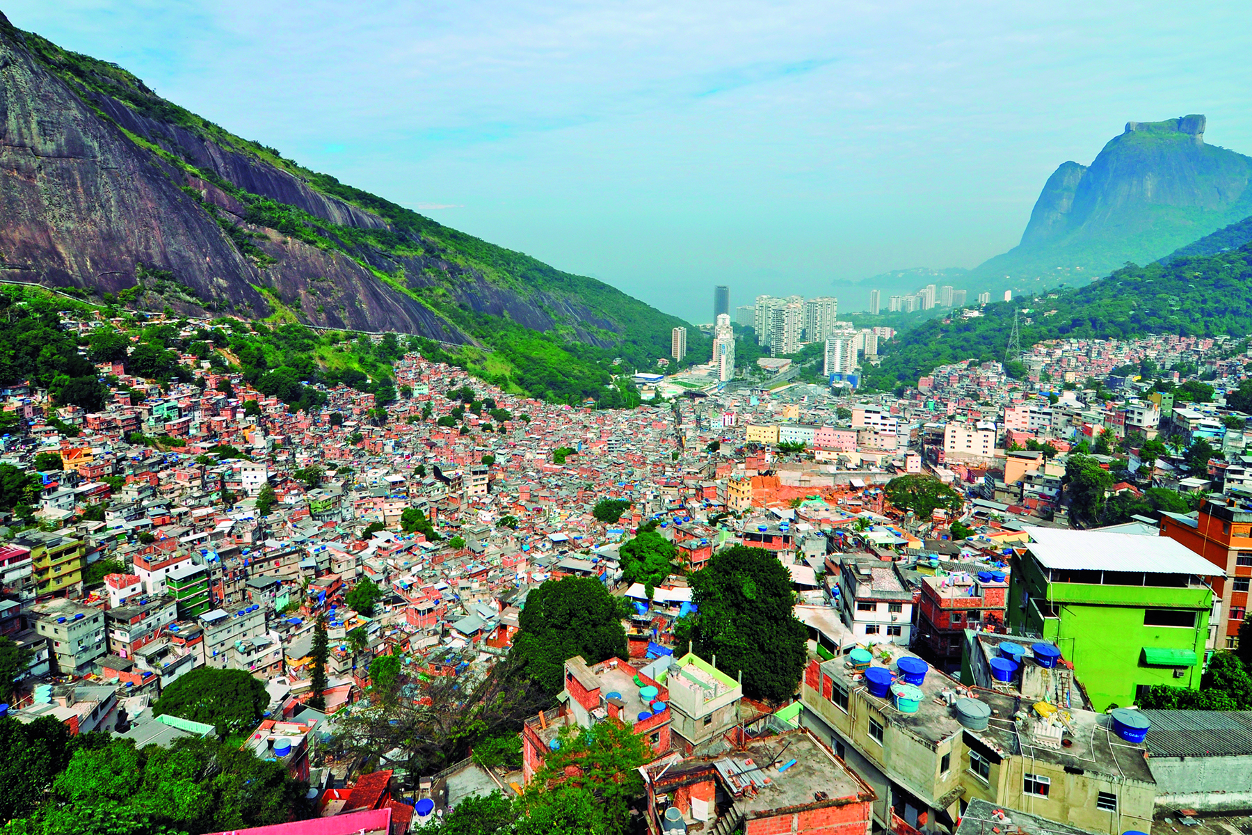 Brasil, Favela Rocinha. 