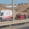 Imagen de Video | Choque en cadena sobre Ruta 7 cerca del ingreso a Neuquén: dos heridos y un taxi involucrado