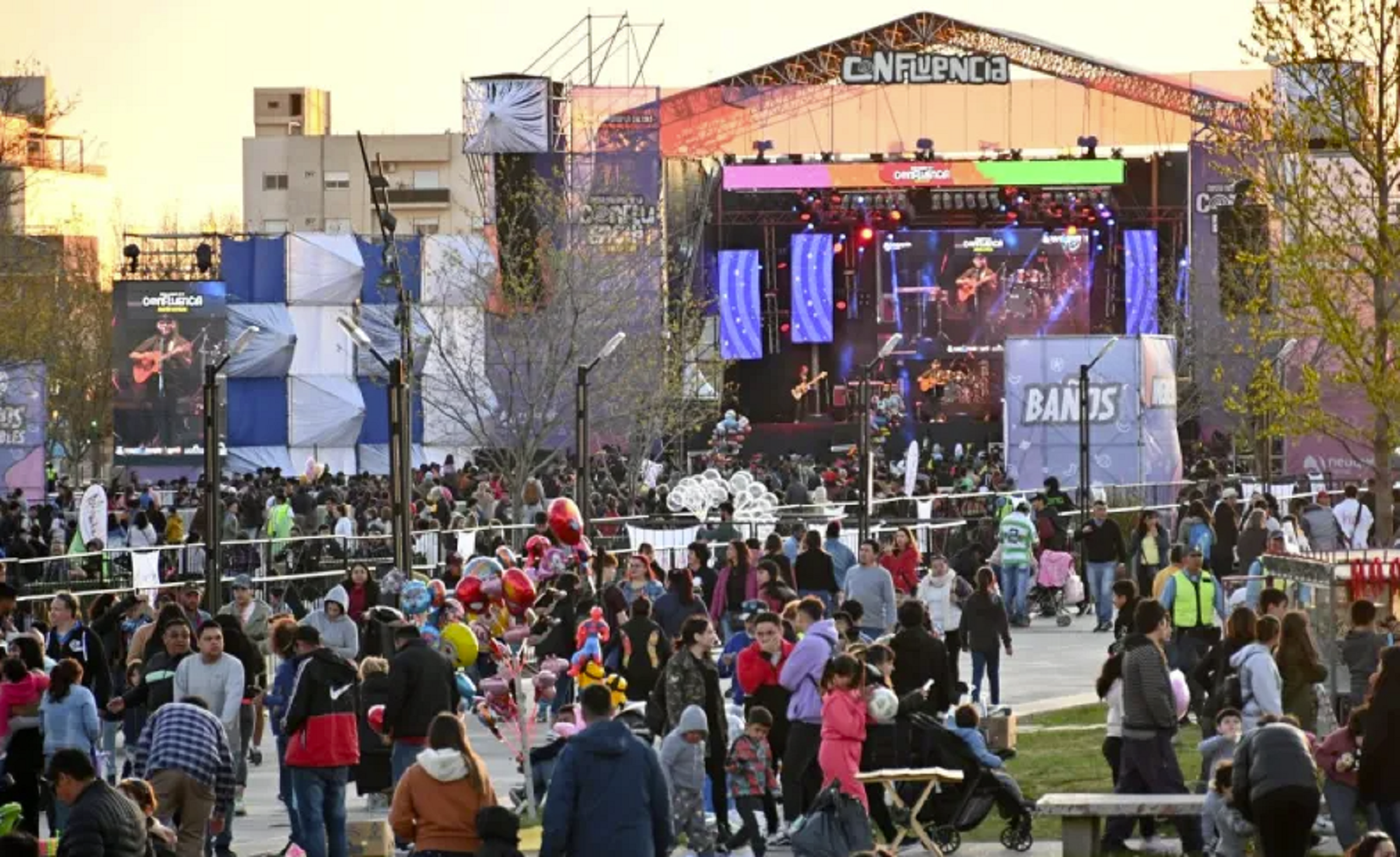 Fiesta de la Confluencia 2025: conocé los objetos prohibidos. Foto: archivo.