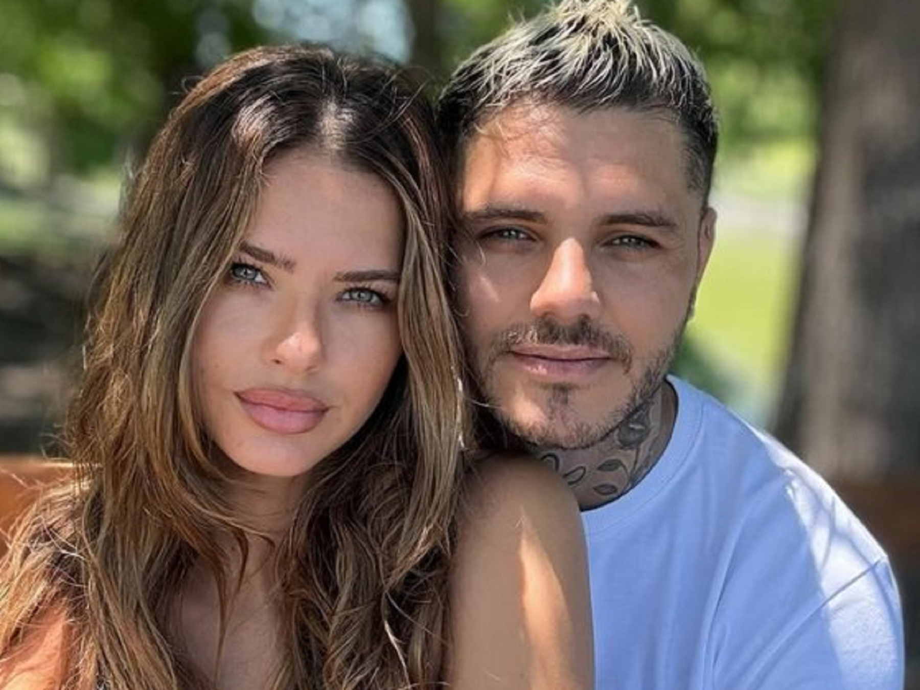 Mauro Icardi y La China Suárez. 