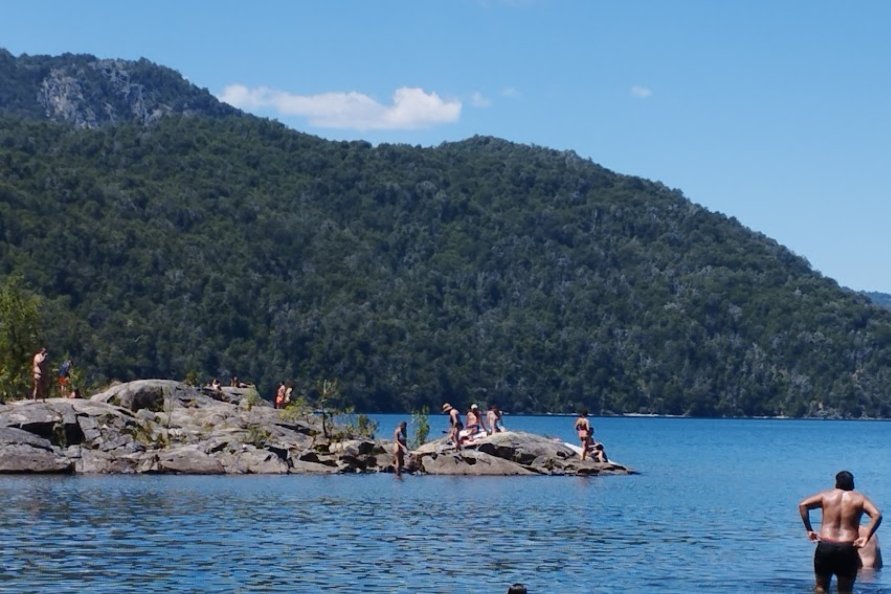 Yuco es una de las playas más elegidas por los visitantes en San Martín de los Andes. Foto gentileza. 