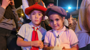 Brillaron en la Fiesta del Mote y la Tradición en Neuquén: Lio y Flor, pequeños embajadores de la cueca