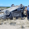 Imagen de Una familia de Neuquén fue hospitalizada tras un vuelco sobre Ruta 3, cerca de Sierra Grande