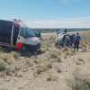 Imagen de Fuerte vuelco sobre Ruta 3, cerca de Sierra Grande: un nene de 5 años está grave