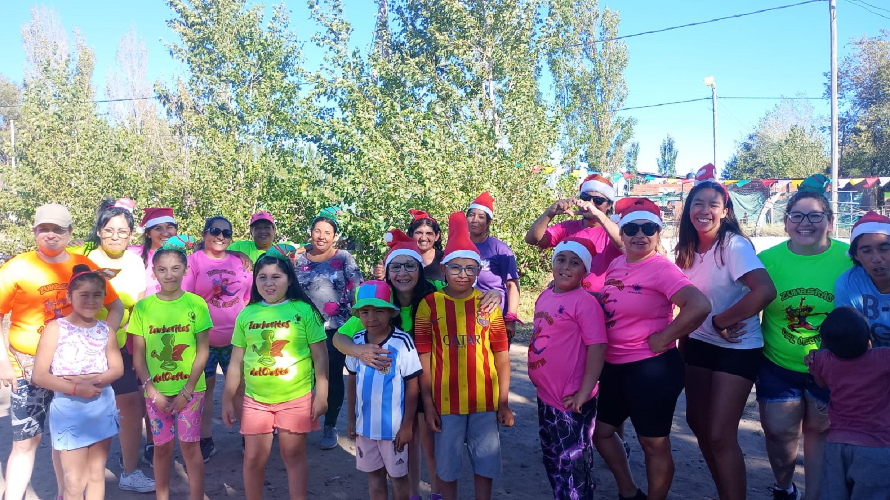 El grupo realiza actividades para las fiestas, como Navidad y Reyes Magos. Foto: Gentileza.