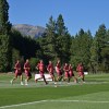 Imagen de River en San Martín de los Andes: así fue la primera práctica del plantel