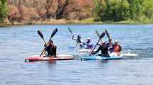 Imagen de Por medio bote, Pinta y Saavedra se quedaron con la primera etapa de la Regata del Río Negro