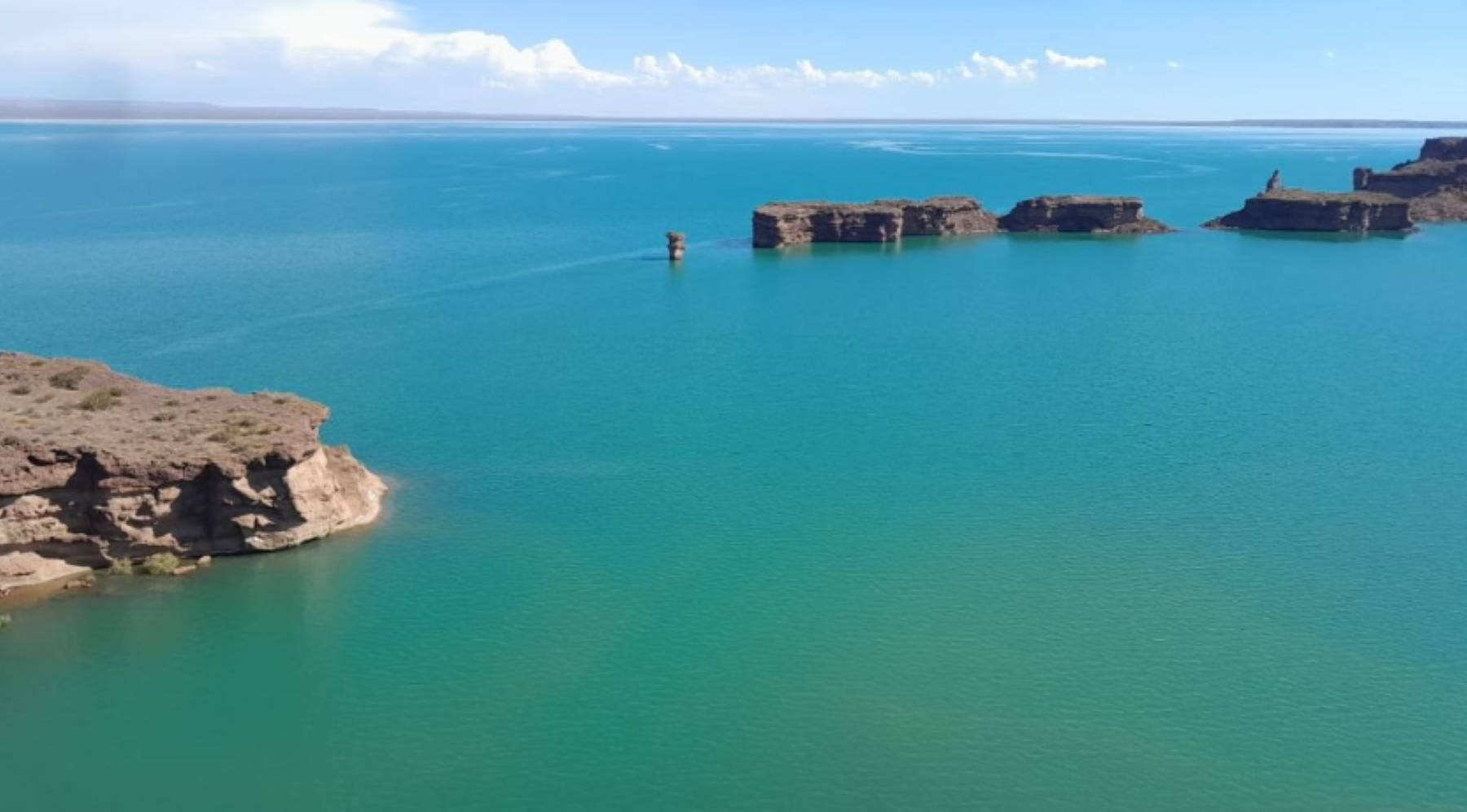 Niveles de alerta altos por cianobacterias en el embalse Ramos Mexia. Foto: gentileza AIC