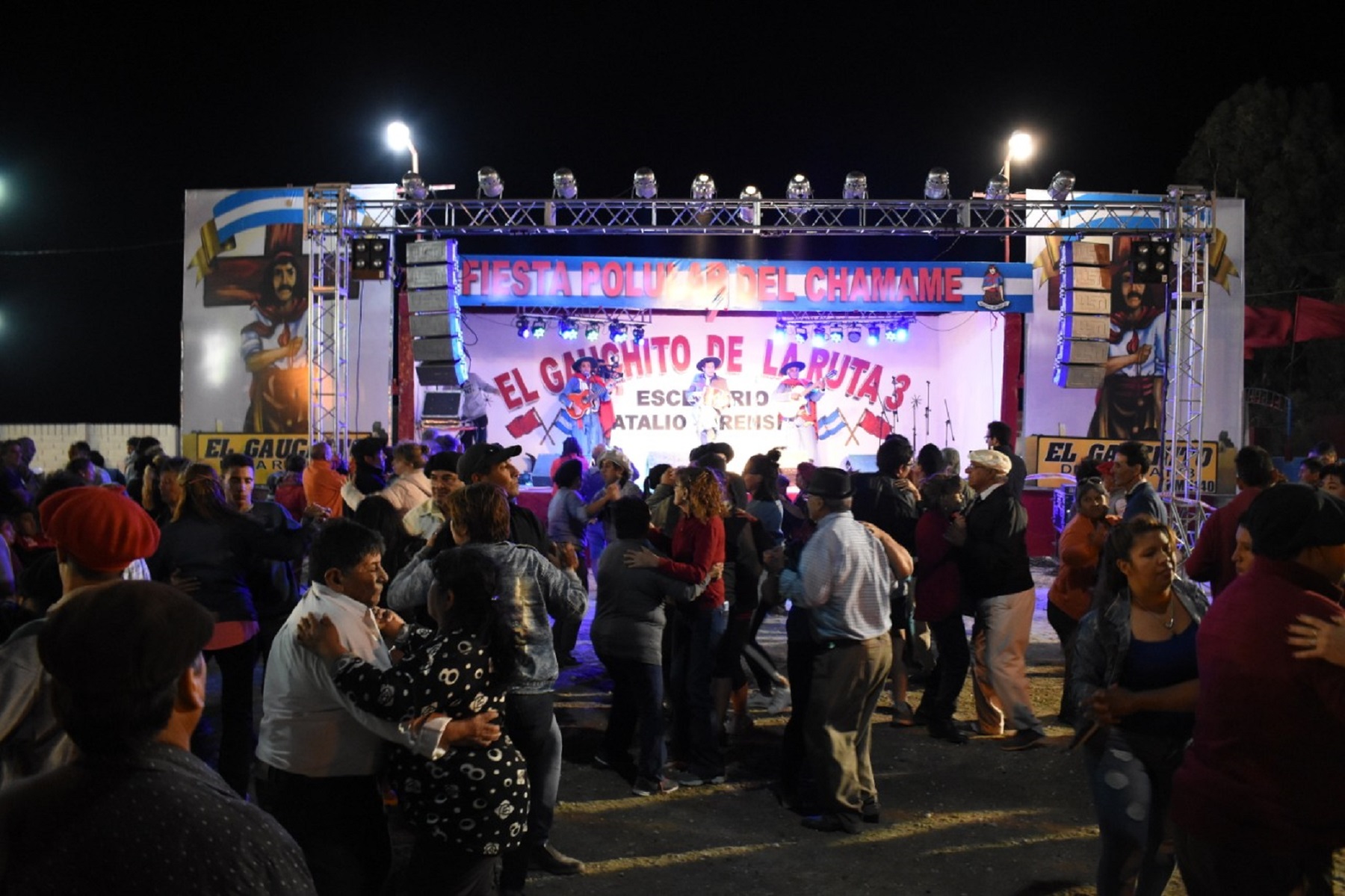 La bailanta del chamamé en San Antonio Oeste. (Gentileza Informativo Hoy)