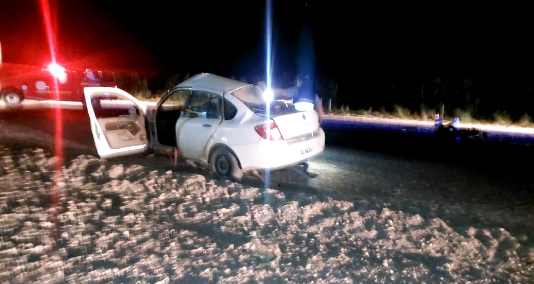 El motociclista murió tras ser atropellado por un vehículo en Cervantes. Foto: gentileza
