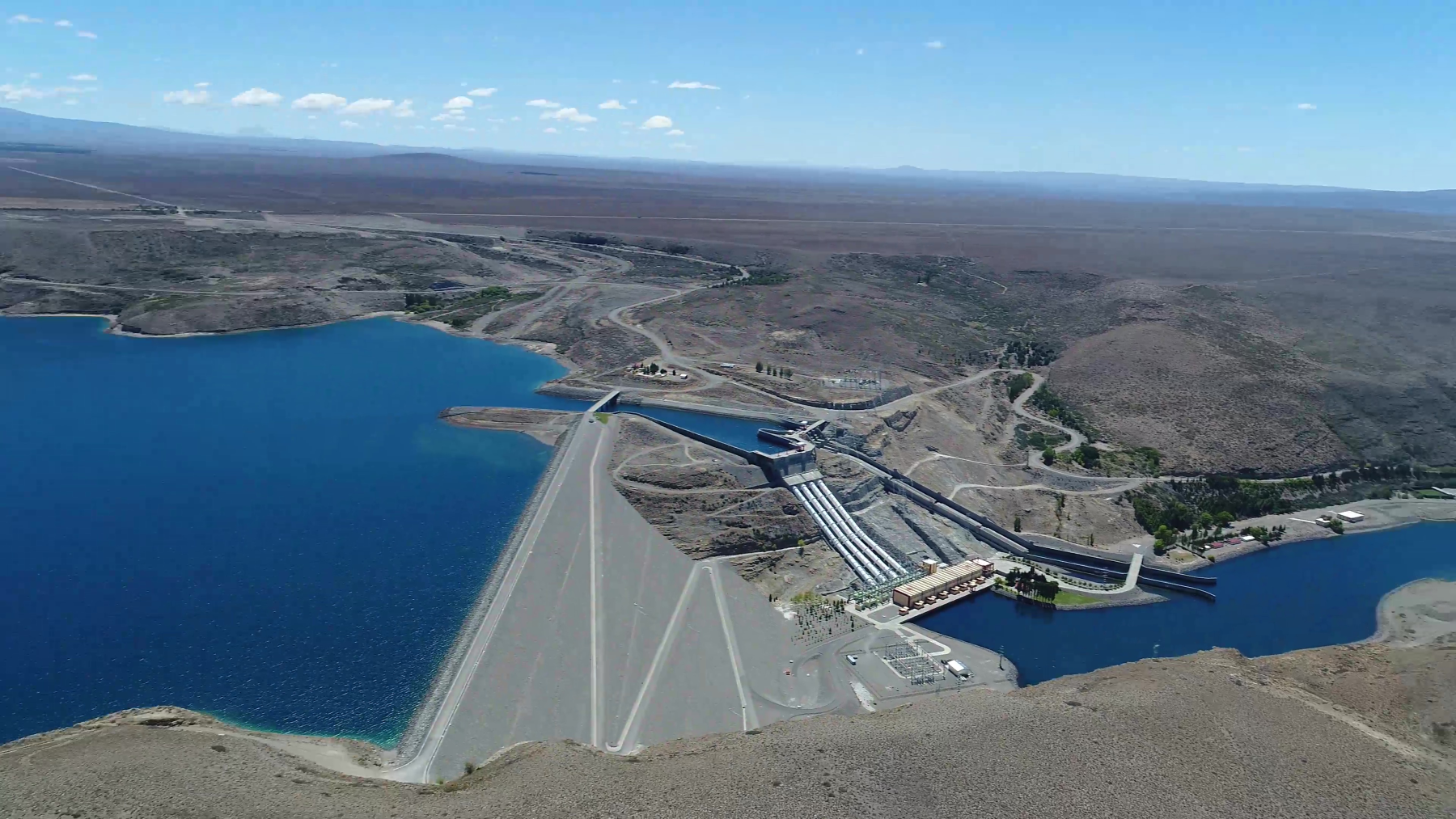 El embalse desde arriba. Foto: Gentileza. 