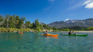 Una laguna cristalina y de arenas blancas cerca de Esquel, ideal para pasar el día