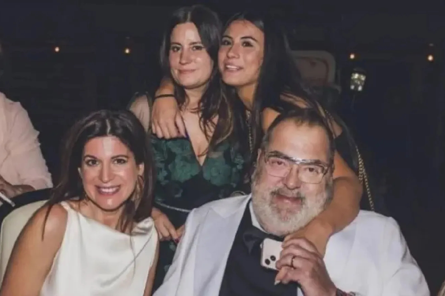 Jorge Lanata y su familia