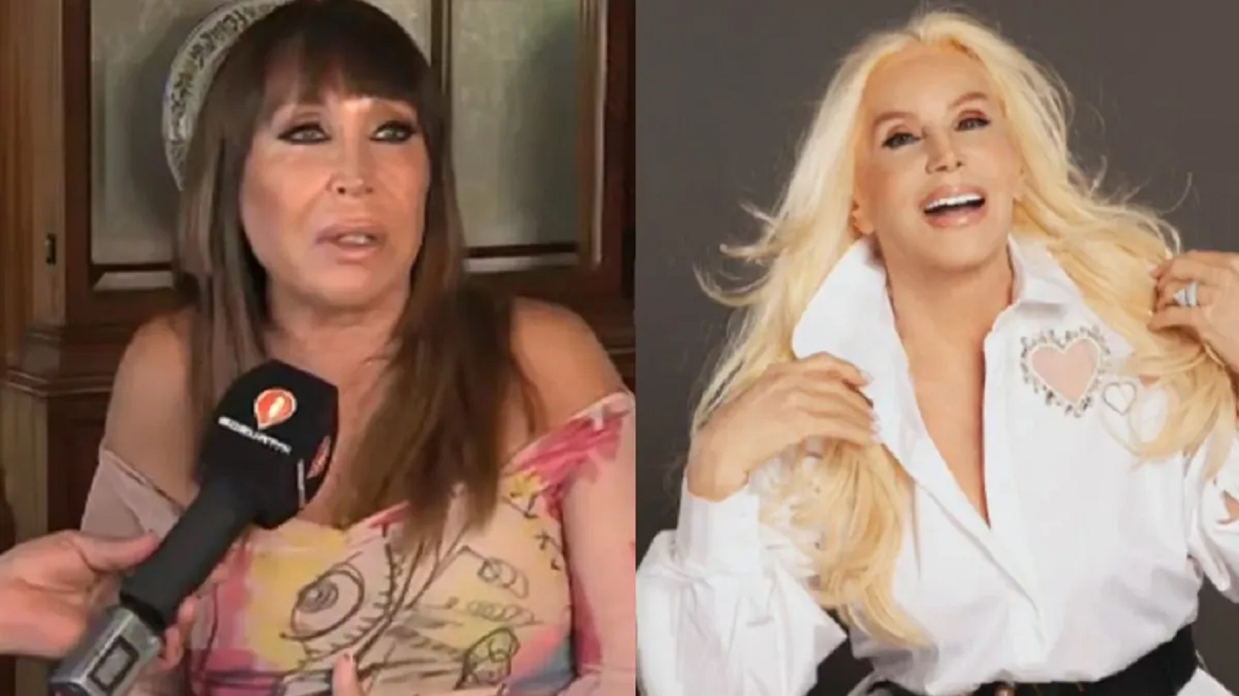 Moria Casán y Susana Giménez