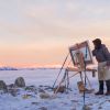 Imagen de El pintor de la Patagonia que, «con velocidad», intenta capturar la magia de la naturaleza y conmueve al mundo entero