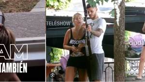 Las imágenes de Wanda Nara cazando con un arma mientras su hija estaba presente 