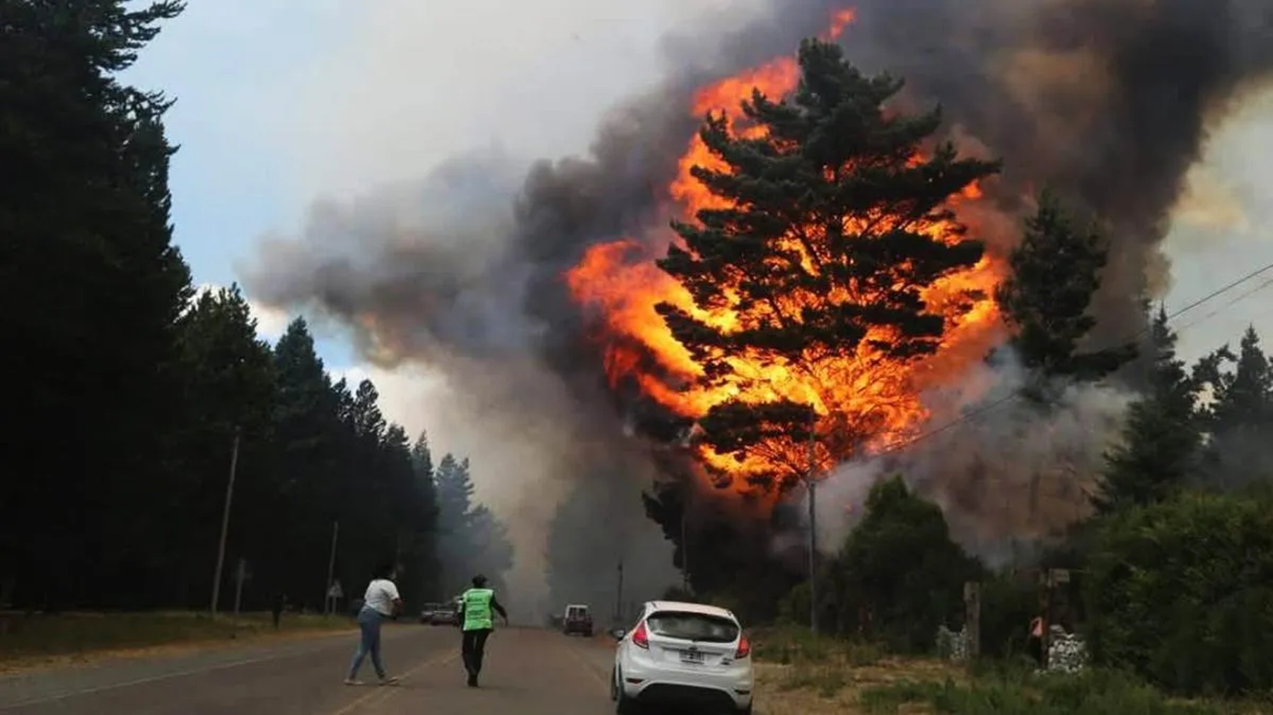 Incendios en Chubut.