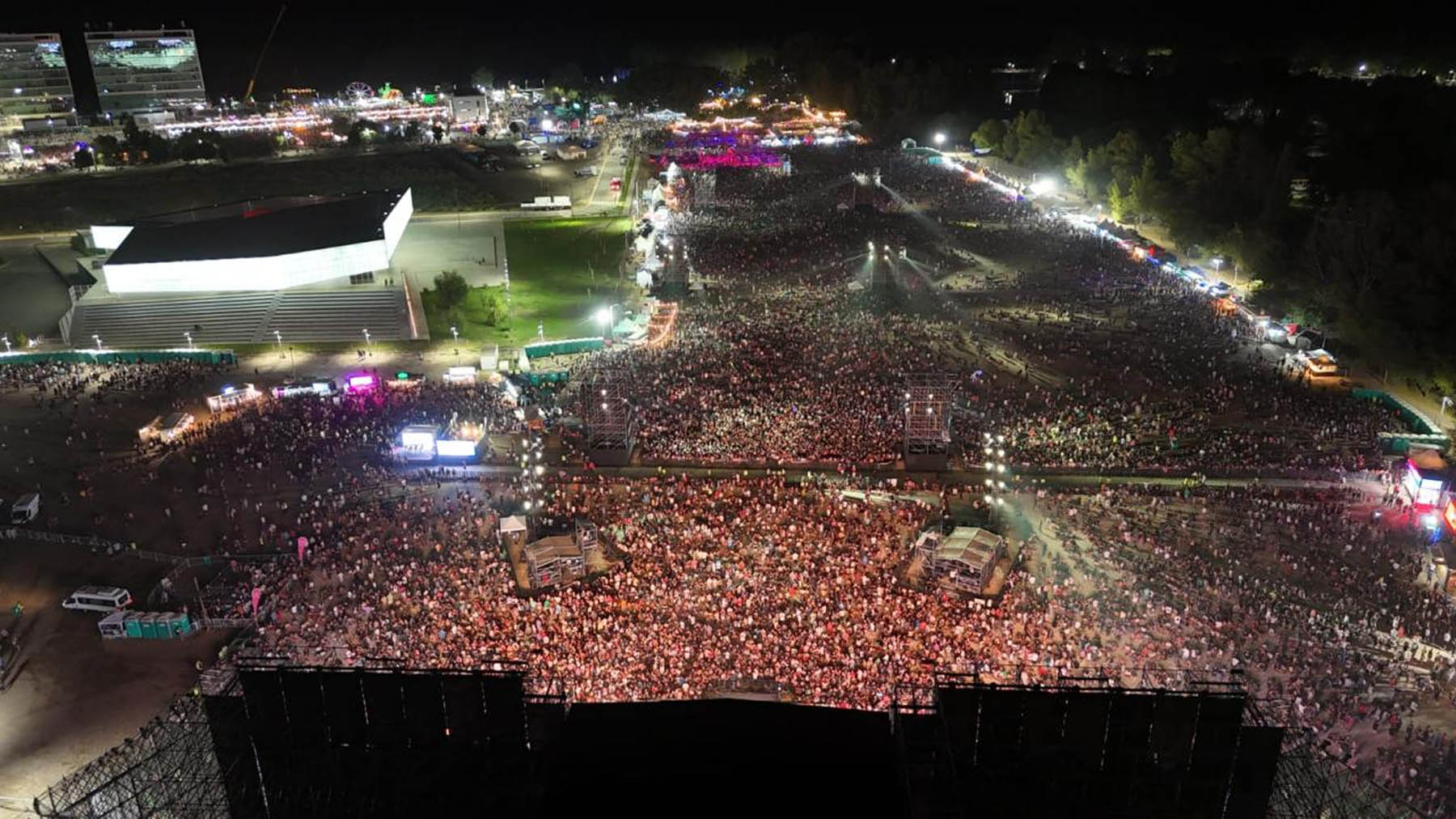 El SIEN brindo asistencia médica durante la Fiesta de la Confluencia 2025. Foto: Mati Subat.