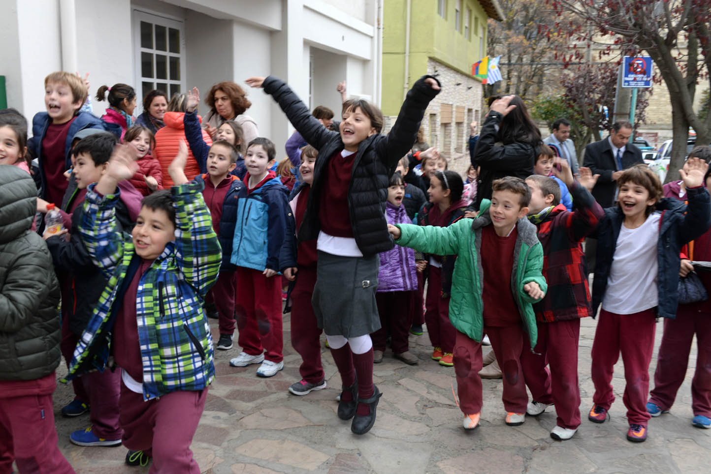 El presidente de Italia alborot una escuela con su visita